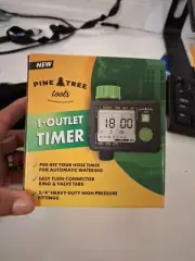 New Pine Tree Tools Hose Timer - Programmable Water Timer for Garden Hose