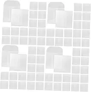 FOMIYES 4sets 30pcs Jewelry Packaging Pouch Semi Transparent Paper Bag for Earrings Rings Compact Storage for Home Retail Use for Business Jewelry Display 30pcs*4