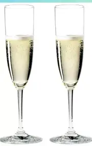 Riedel Vinum Champagne Glasses Set Of 4 #6416/08 Wine Glass Co Germany Crystal
