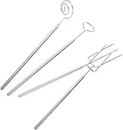 ABOOFAN 4pcs Fondue Fork Set Ergonomic Design for Comfortable Use for Indoor Outdoor Chocolate Dipping Cheese and Fruit Easy to Clean