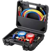AC Gauge Set - 3 Way AC Manifold Gauge Set for R134A R22 R12 R502 Refrigerant