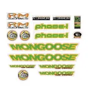 Mongoose - 1998 Phase 1 - Decal set - old school bmx