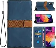 Compatible with Samsung Galaxy A70/A70S, Business Slim Fit Fashion Casual Flip Folio Leather Magnetic Card Holder Kickstand Wallet Case for Samsung Galaxy A70/A70S