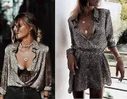 Zara AW18 Leopard Animal Printed Long Shirt Top Woman 7917/435 Size XS,S,M NWT
