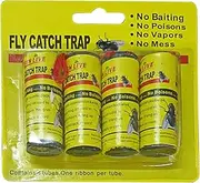 Fly Trap Sticky Paper - Indoor Fly Sticky Trap Paper 26.77 Inches,Patio Fly Catcher Effective Against Midges, Aphids