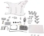 HONITANO DIY Electric Guitar Kit with Full Accessories Style Easy Assembly for Music Enthusiasts Includes Bridge System Pickguard and More present for DIY Guitar Builders