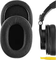Geekria QuickFit Replacement Ear Pads Compatible with Audio Technica ATH-M50X, M50XBT, M50xBT2, M60X, M50, ATH-M40X, M30, M20, AR5BT Headphones, Repair Parts (Black)