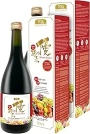 AFC Japan Digestive Ultimate Enzyme Drink -100% Pure 106 Types Vegetables & Fruits Extract, Boost Metabolism, Immunity, Revitalize, Detox, Smooth Bowel, Gas, Bloating & Constipation Relief, 720mlx2