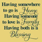 REUSABLE STENCIL ITEM 9093 I 10"x10" HAVING SOMEWHERE TO GO IS HOME DIY