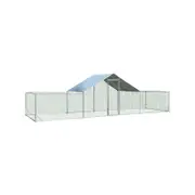 Costway Large Walk-in Chicken Coop Farm 7x2x1.95M