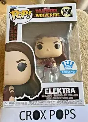 ELEKTRA FE 1498 DEADPOOL & WOLVERINE Funko POP Vinyl New in Mint Box + PROTECTOR