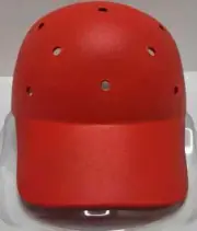 Baseball Style Visor Hat Girls Kids Red Design DIY Summer Cap OSFM OUC