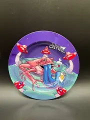 Decorative Tray Printed Plate Frog Table Side Table AshTray