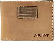 [ARIAT] Men's Flag Patch Bifold Wallet