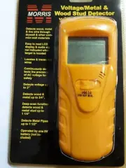 MORRIS Voltage, Metal & Wood Stud Finder Detector with LCD Display NEW