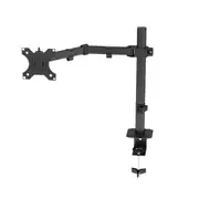 Single Articulating Monitor Arm Mount for 15 to 30 Inches Monitors Height Adjustable Articulating Tilt