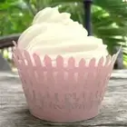NEW PINK PICKET FENCE CUPCAKE WRAPPERS (12)