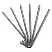 Heavy Duty Steel 5/8x18 Hook Stakes Tents Inflatables Camping Anchor 100 Pack
