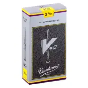 Vandoren Bb Clarinet V.12 Reeds - 3.5 Strength - 10-Pack