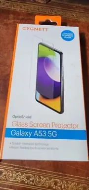 Cygnett Optic Shield Samsung Galaxy A53 5G 6.4 Glass Screen Protector Clear BNIP