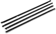 QASULER Car Door Edge Protector 4Pcs Window Weatherstrip Outer Window Glass Sealing Strips Windows Waterproof Sealing Strip, for Mazda, 3 2004-2009 Car Roof Weatherstrip Seal