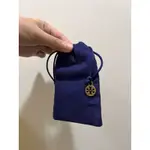 TORY BURCH 紫藍色絨布袋、天鵝絨、收納袋 PURPLE AND BLUE VELVET BAG