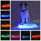 LED Light Up Dog Leash Luminous Rope Lead Leash Safety Flashing Glow Collar