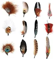 Hat Feathers Cowboy Hats Feathers Colorful Stylish Assorted Feathers Craft Feathers for Fedora Hats Costume Party Hats Decor, Style C