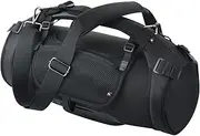 TXEsign Travel Carrying Strap for JBL Boombox/Boombox 2-Waterproof Portable Bluetooth Speaker, Shoulder Strap with Two Side Covers Travel Carrying Pouch for JBL Boombox (Black)