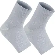 1 Pair Ankle Compression Socks Elastic for Men/Women Shockproof Breathable Lightweight Ankle Brace Foot Support Sleeve