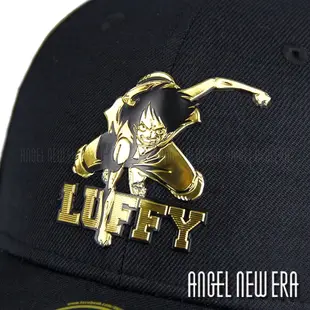 【ANGEL NEW ERA】航海王 魯夫 金標特別版 老帽 經典黑 潮流 低調 個性 海賊王【ONE PIECE】