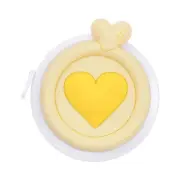 Soft Tape Measure 60-Inch 1.5M Mini Cartoon Measuring Tape Cute, Yellow Heart