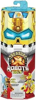 TREASURE X Robots Gold - 6 Robots to Discover. Remove The Rust, Build Your Bot. 15 Levels of Adventure. Will You find Real Gold Dipped Treasure?, Multicolor (41680)