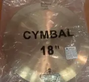 New Rhythm Bytes Sultans Series 18" China Cymbal Polished Gold Drum Drumming Kit