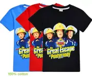Fireman SAM The Great Escape of Pontypandy Unisex Kid's T Shirt AU Shop