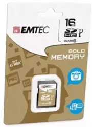 Emtec 16 GB Class 10 Gold Memory Card