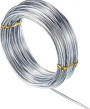 Soft Aluminum Wire - Fade Resistant Soft Silver Color Craft Wire | Supplies Metal Wire for Enthusiasts Beginners Professionals Artists