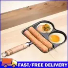 Pancake Pan Nonstick Cooking Pan Divided Omelette Pan Gas & Induction Compatible