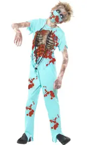 Undead Doctor Boys Zombie Costume