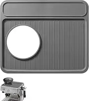 Proxima Direct Espresso Machine Silicone Mat - Coffee Machine Top Cover Anti-Scratch, Fast Drying, Non-Slip Pad Compatible With BES870/880 - Barista Accessories, Grey