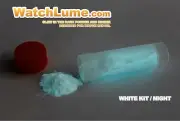WHITE GLOW IN THE DARK PAINT WATCH LUME™ LUMINOUS PASTE KIT LUME FOR WATCH HANDS