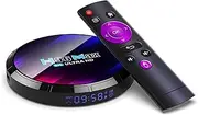 Android 13.0 TV Boxes, H96 MAX Smart Android TV Box with RK3528 Quad Core ARM Cortex A53 CPU, Support Ultra HD 8K/2.4Ghz 5.8Ghz WiFi 6/3D/100M Enternet/Bluetooth 5.0,2gb+16gb