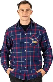 AFL 'Mustang' Flannel Polo - Adelaide Crows - Flanno Shirt - Flannelette
