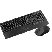RAPOO X1960 2.4Ghz 1000 DPI 10m Wireless Keyboard with Palm Rest & Mouse Combo