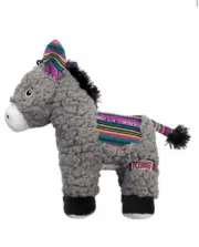 KONG Sherps Medium SQUEAKY & CRINKLE Ultra Soft Cuddle & Fetch Dog Squeaker Toy