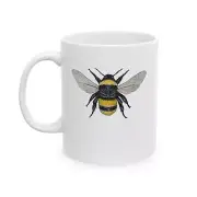 Bumble Bee Ceramic Mug, (11oz, 15oz)