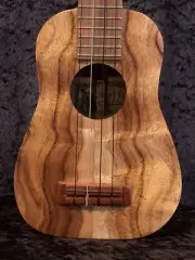 SONNY D NEW 4 STRING SOPRANO CURLY KOA UKULELE COLLECTIBLE.