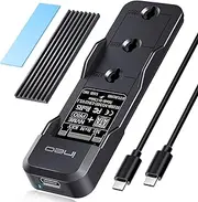 ineo M.2 NVMe & SATA to USB C 20Gbps Docking Station for M Key, B+M Key Support 2280 2260 2242 2230 SSDs (M.2 20Gb Dock)