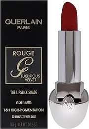 Rouge G Luxurious Velvet Matte Lipstick - 214 Flame Red by Guerlain for Women - 0.12 oz Lipstick