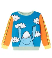 [Stella McCartney Kids] Stella McCartney Kids Printed cotton sweater Y 4 multicoloured